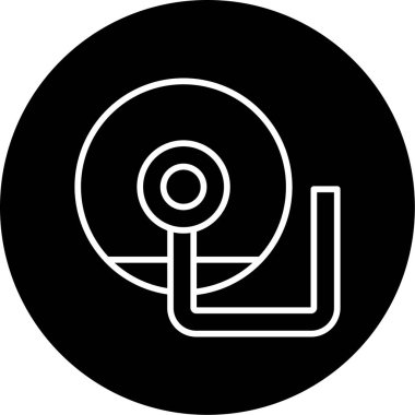 Elektro ağ simgesi basit illüstrasyon