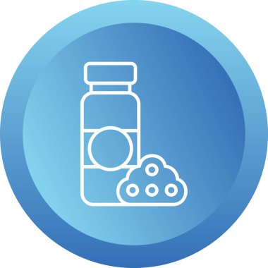 Toz. Web simgesi basit illüstrasyon