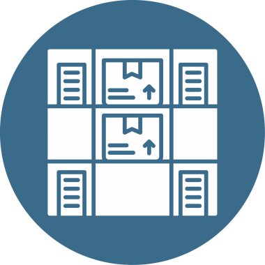 Stok simgesinin vektör illüstrasyonu 