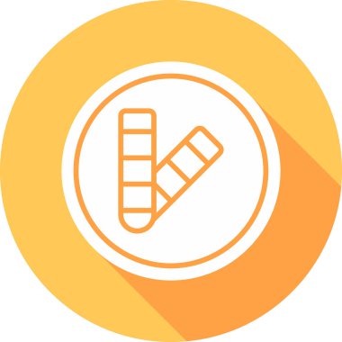 Renk Paleti web simgesi vektör çizimi