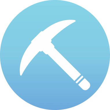 Kazma ağ simgesi, vektör illüstrasyonu                              