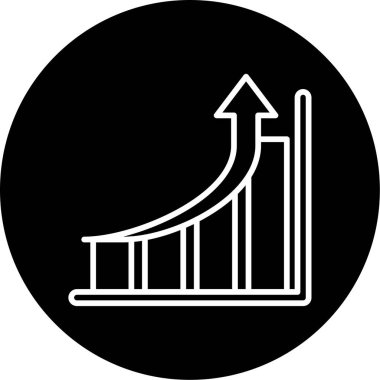 iş büyümesi grafik vektör illüstrasyonu