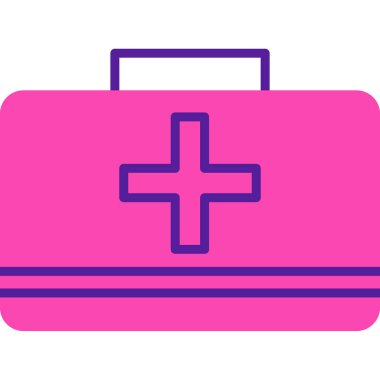 İlk yardım çantası vektör çizim 