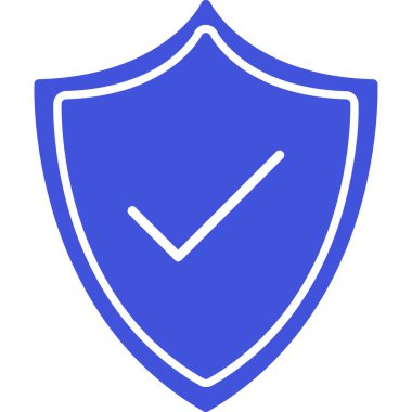 kalkan simgesi web basit illüstrasyon