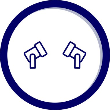 Spotlights modern simgesinin vektör illüstrasyonu                   