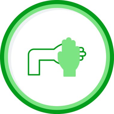 Kendini Sınırla Ağ simgesi basit illüstrasyon 