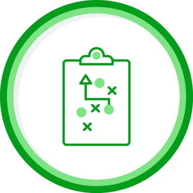 Basit illüstrasyon web simgesi planlama 