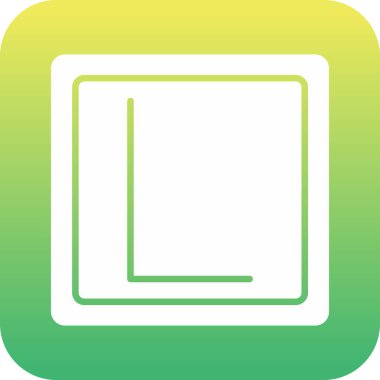 Simge, eğitim düğmesi, vektör illüstrasyonu öğreniliyor 