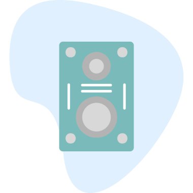 hoparlör basit vektör illüstrasyonu