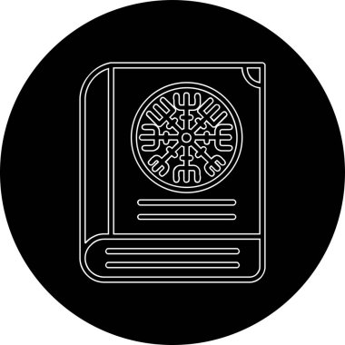 kitap simgesi, vektör illüstrasyonu basit tasarım