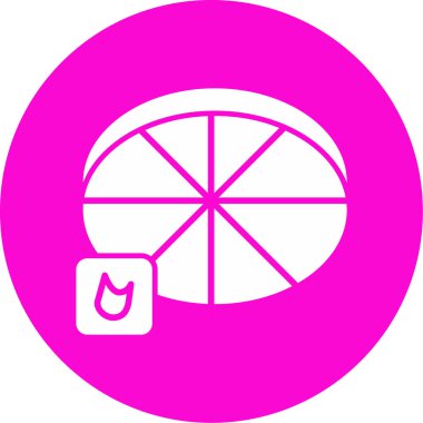 Duman dedektörü simgesi. Web illüstrasyonu