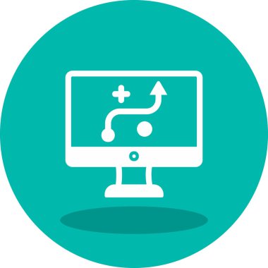 Strateji Simgesi Vektör illüstrasyonu 