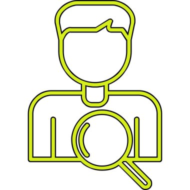 Seçim Süreci Web simgesi vektör illüstrasyonu