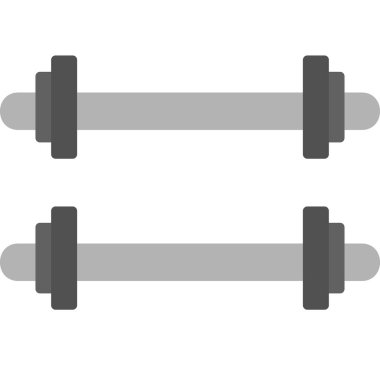 weighted bars icon web simple illustration clipart