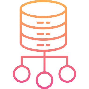 ağ web simgesi, vektör çizim 