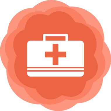 İlk yardım çantası vektör çizim 