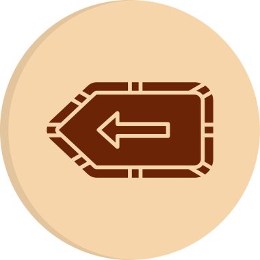 Arkaplan veya ok simgesinin vektör çizimi