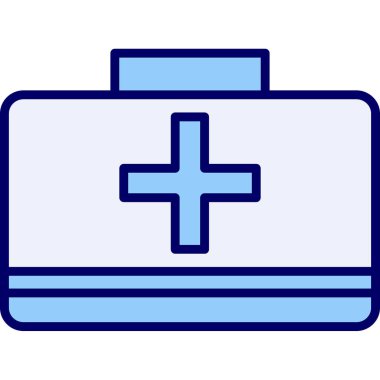 İlk yardım çantası vektör çizim 