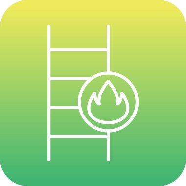 Merdiven simgesi çizimini ateşle                   