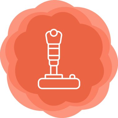 Modern joystick simgesinin vektör çizimi                             