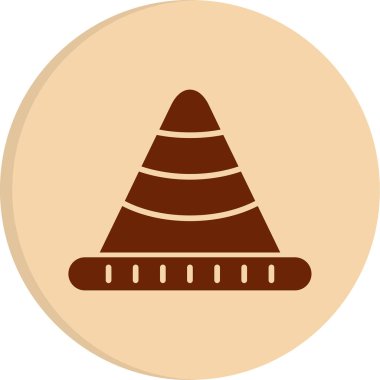 koni simgesi, vektör illüstrasyonu basit tasarım