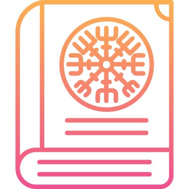 kitap simgesi, vektör illüstrasyonu basit tasarım