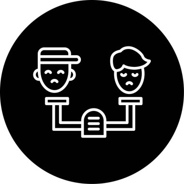 Modern Eşitlik simgesinin vektör illüstrasyonu                