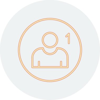 Takip simgesi, vektör illüstrasyonu basit tasarım