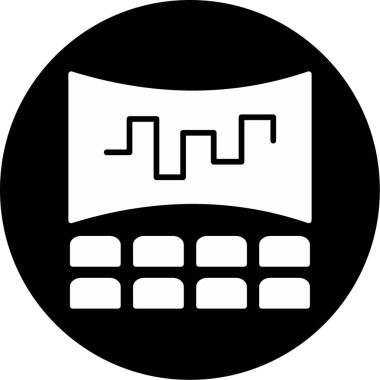 Tiyatro Web simgesi, vektör illüstrasyonu