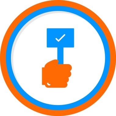 Kene işareti, vektör illüstrasyonu basit tasarım