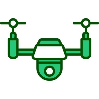 Drone simgesi vektör illüstrasyon tasarımı
