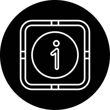 bilgi işareti simgesi. vektör sembolü