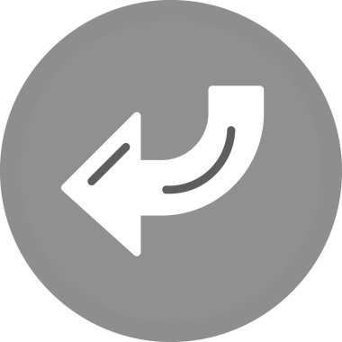 Ok simgesini, vektör illüstrasyonunu geri ver 