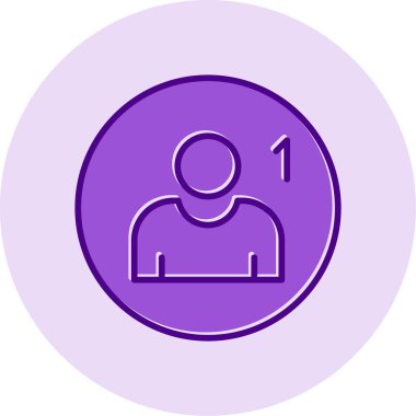 Takip simgesi, vektör illüstrasyonu basit tasarım