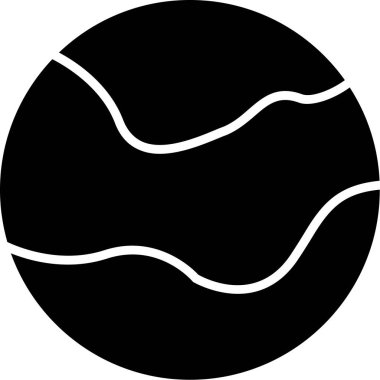 Küre simgesi, vektör illüstrasyonu. Top sembolü