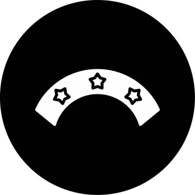 derecelendirme simgesi, vektör illüstrasyonu basit tasarım