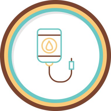 Modern Diyaliz simgesinin vektör çizimi          