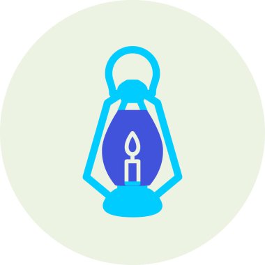 Bir fener ağ simgesinin vektör illüstrasyonu