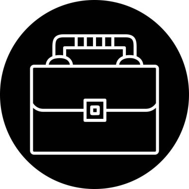 Evrak Çantası'nı web simge vektör çizim