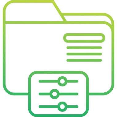 Dizin Denetim simgesi, vektör illüstrasyonu           