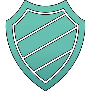 kalkan simgesi web basit illüstrasyon