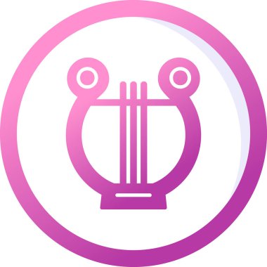 Lir. Web simgesi basit illüstrasyon                      