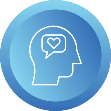 Empati web simgesi vektör çizimi