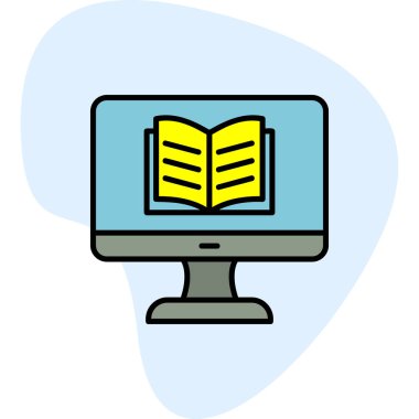 Özel ders. Web simgesi basit illüstrasyon
