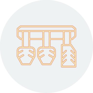 Araba Pedalları simgesinin vektör illüstrasyonu        