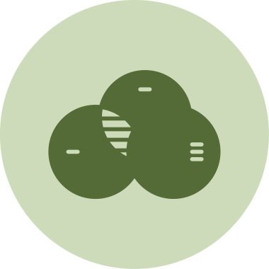 Venn Diyagram Web simgesi vektör çizimi
