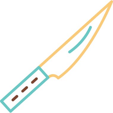 bıçak simgesi vektör illüstrasyonu