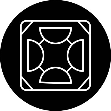 Döşeme. Web simgesi basit illüstrasyon