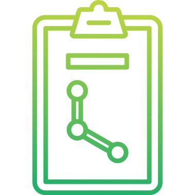 Analiz web simgesi, vektör illüstrasyonu