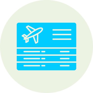 Seyahat ikonunun vektör illüstrasyonu. Ayrılışlar                   